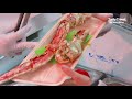 osaka japan kuromon market grilled king crab legs lobster tail osaka japan japanese food 4k