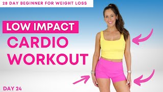 28 Day Pilates for Weight Loss DAY 24 Low Impact Cardio Workout
