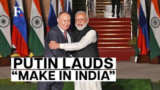 Russian President Putin Hails “Great Friend” PM Modi, Lauds “Make in India” Concept