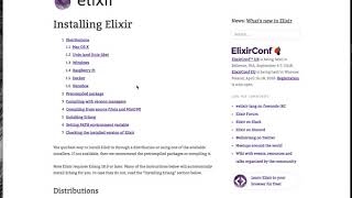 elixir programming tutorial 2 - installation
