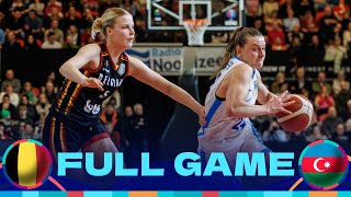 Belgium v Azerbaijan | Full Basketball Game | FIBA Women's EuroBasket 2025 Qualifiers