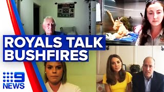 Bushfire victims and heroes meet the royals | 9 News Australia