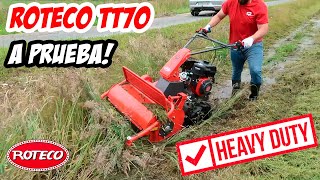 Probamos A FONDO 💪 la TRITURADORA DE MARTILLOS ROTECO TT70! | Desbrozadora Roteco TT70