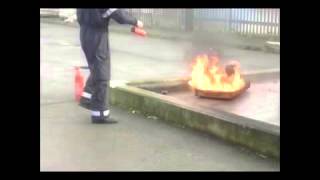 P F 1 \u0026 2 Car fuel fire test by WMFS - FirePal Video