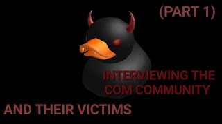 Interviewing Inside Of The Roblox Com Community