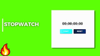 Stopwatch Using HTML CSS And JavaScript | Becodewala | Javascript Projects
