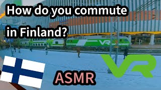 Relaxing 4K ASMR Train Journey from Helsinki to Tampere - A One Hour Visual Experience