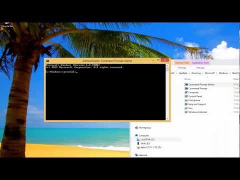 Windows 8 Elevated Command Prompt Windows 8 Elevated Command Prompt
