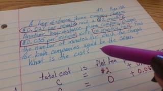 Pre-Algebra Mini-Lesson Chapter 3, Lesson 4