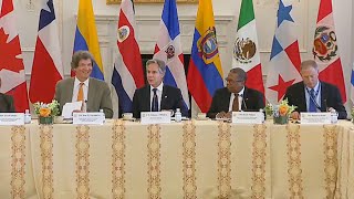 Blinken Leads American Ministerial Meeting for Economic Progress