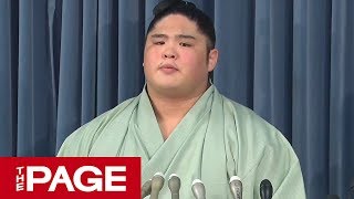 貴ノ富士が記者会見　暴力問題で相撲協会から“引退勧告”（2019年9月27日）