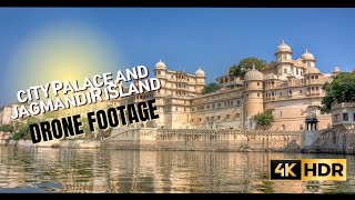 City Palace and Jagmandir Island Palace in Udaipur | Grand Heritage Drone Footage