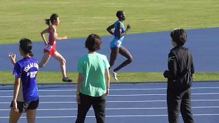 HELLEN  EKALALE選手が8:48.73で1位、田中希実選手が9:01.54で2位。女子3000ｍA、ホクレンディスタンス2019千歳大会