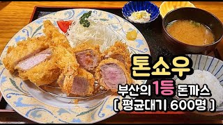 [부산대] 하루평균 웨이팅 600명?! 부산 돈까스 맛집 톤쇼우(히레카츠, 로스카츠, 에비카츠)