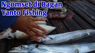 Mancing Ngomset di Bagan Apung Pelabuhan Ratu.