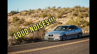 BMW E36 M3 POV Driving Touge (External Mic)...Sounds so good!