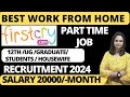 Firstcry Hiring 2024|Part Time Job|Work From Home Jobs2024|Online jobs at Home|Jobs