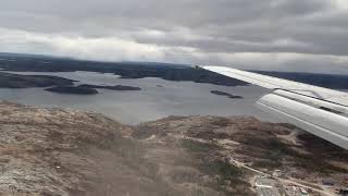 Atterrissage à / Landing in Kuujjuaq, Québec YVP