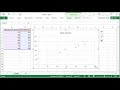 Scatterplots and Correlation in Excel 2016