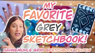 My FAVORITE Grey Sketchbook!! ⎮ Hahnemuhle Grey Sketchbook Review!