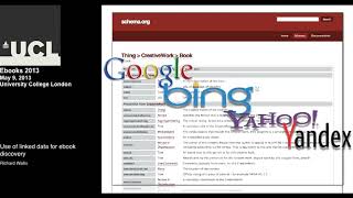 Use of linked data for ebook discovery