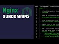 Configuring subdomains on Nginx