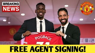 FREE AGENT SIGNING! PAUL POGBA JOINS MANCHESTER UNITED! - MAN UNITED NEWS