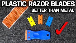 Why PLASTIC RAZOR Blades are BETTER than Metal