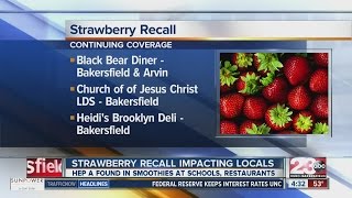 Strawberry Recall Impacting Locals