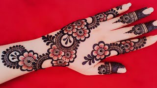 New simple mehandi design back hand | Mehandi ka design | Mehndi designs | Cone designs | Mehdi