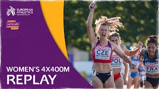 EXCITING 4x400M ACTION: Women’s 4x400m Final Replay - European U23 Championships Tallinn 2021