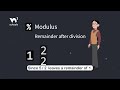 JavaScript Arithmetic Operators - Part 5 - Remainder (Modulus) - #w3schools #javascript #programming
