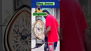 🤯🤯King James Flaunts Rare Cartier Crash Skeleton Watch#shorts #usa #watch #lebronjames #nba