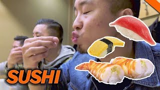 TRYING THE BEST SUSHI IN TOKYO, JAPAN!  World Tour | Fung Bros