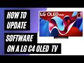 How To Update a LG C4 OLED TV