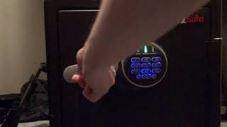How to Open a Sentry Electronic without the Combination or if it Malfunctions