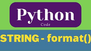 string in python | format() | In-Build Function in Python | Python String #shorts #python #ytshorts