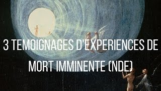 3 Témoignages d'Expériences de Mort Imminente (EMI/NDE) #1