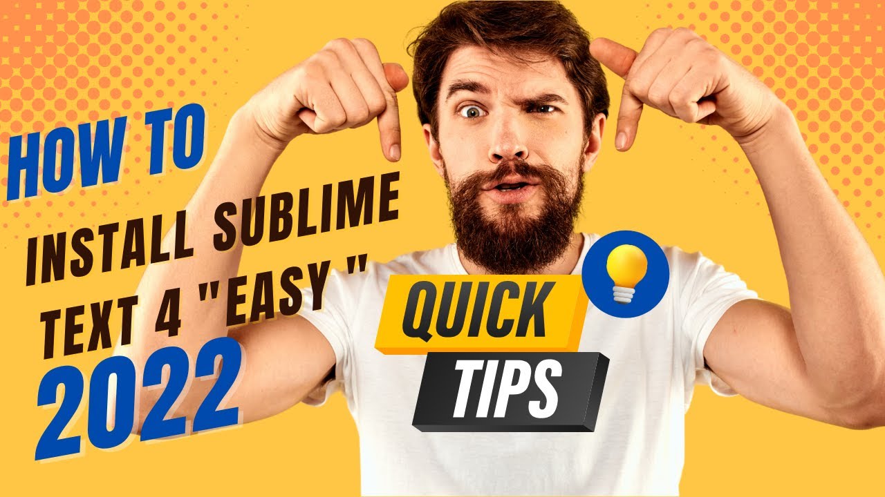 How To Download, Install Sublime Text 4 In 4 Easy Steps - YouTube