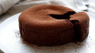 卵生クリ無しで作ってみた!ガトーショコラ | Easy!Miracle! Chocolate cake