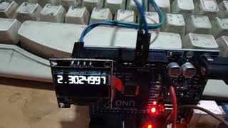 LTC2400 over oled and arduino voltage 7digit measurement