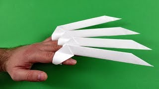 How to make Origami Paper Claws - EASY ORIGAMI CLAWS