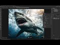 the big shark photo manipulation photoshop tutorial