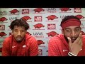 arkansas db ladarrius bishop wr tyson morris give players mindset ahead of top 10 georgia matchup