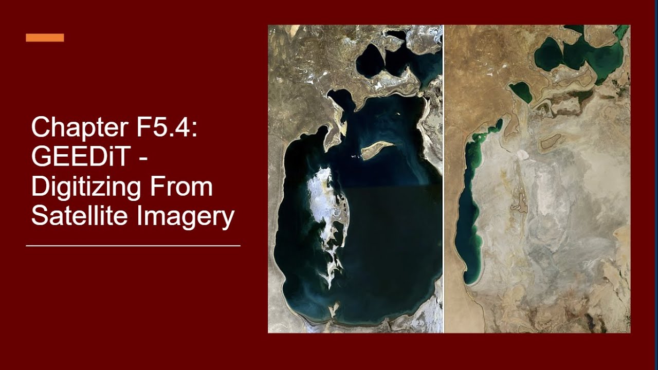 Chapter F5 4 Geedit Digitizing From Satellite Imagery Youtube