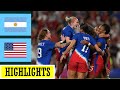 USA vs Argentina Highlights | Women's Football Friendly International | 10.30.2024