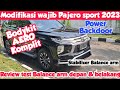 Modifikasi Pajero sport 2023, Review stabilizer Balance arm depan & belakang #bodykitpajero