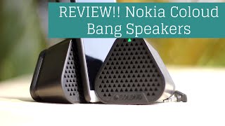 Nokia Coloud Bang MD-1C Portable Speakers REVIEW!!