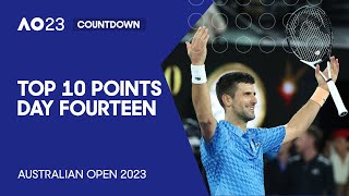 Top 10 Points | Day 14 | Australian Open 2023