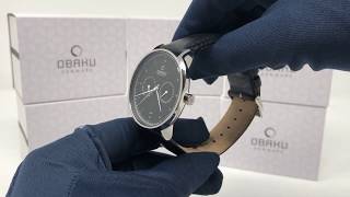 Obaku Ahorn Men's Watch V193GMCBRB